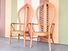 Pair of Palm Frond Accent Chairs