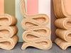 Set of Three Natural Rattan Snake Bar Stools