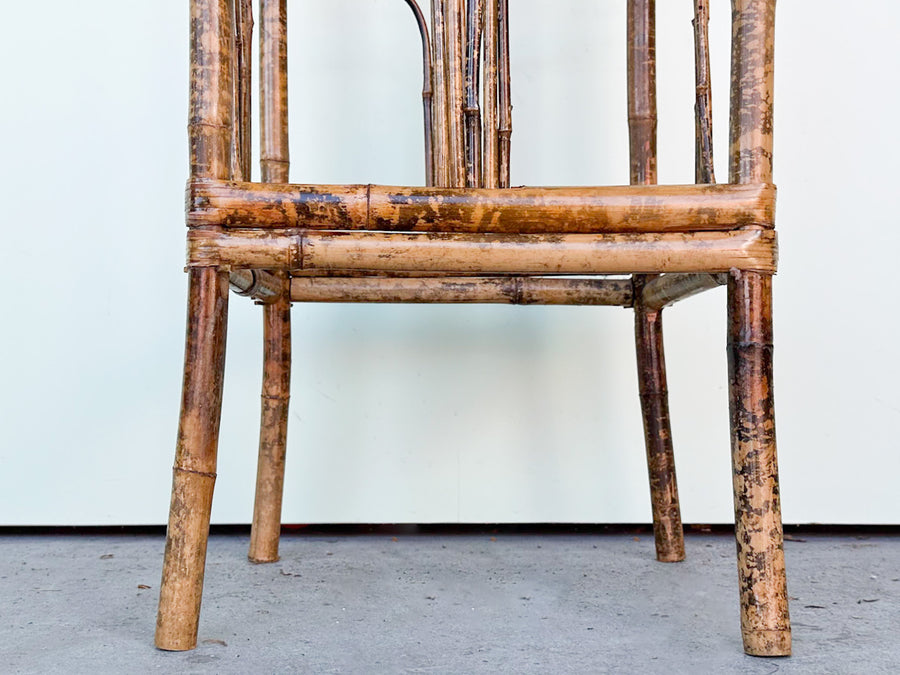Tortoiseshell Rattan Plant Stand