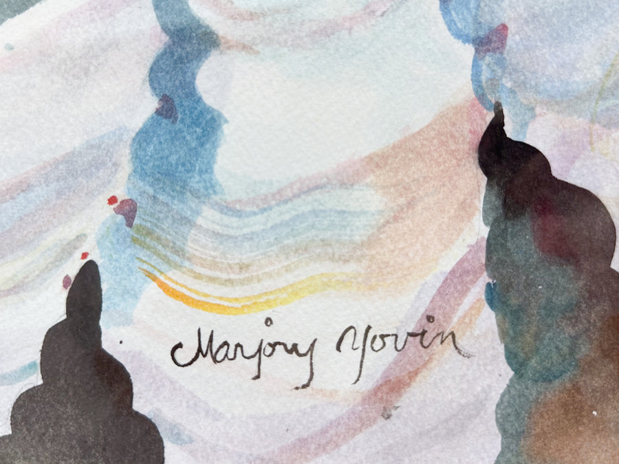 Tropical Flower Watercolor Original Art