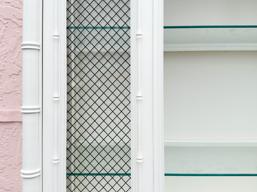 Thomasville Faux Bamboo Cabinet