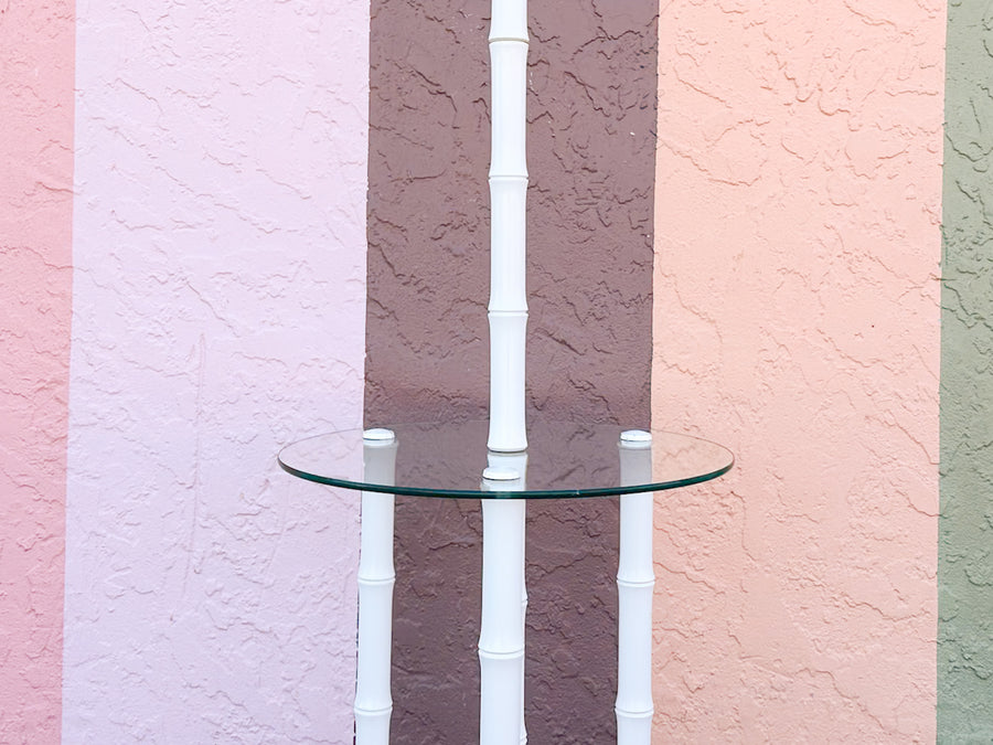 Faux Bamboo Table Lamp