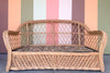 Braided Rattan Loveseat