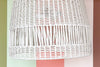 Modern Painted Rattan Pendant