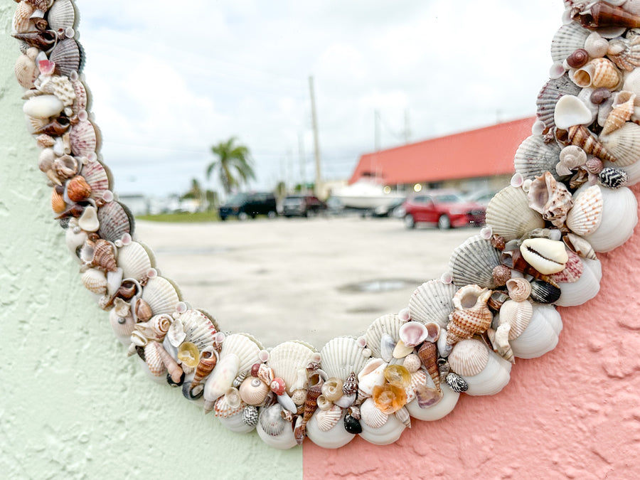 Old Florida Shell Mirror