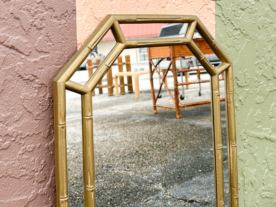 Cute Faux Bamboo Mirror