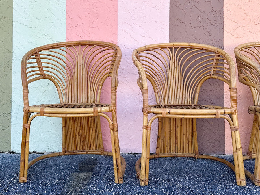 Old Florida Rattan Dining Set
