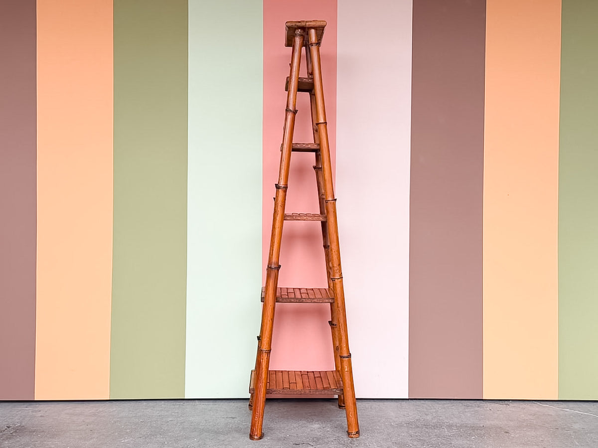 Bamboo Folding Etagere