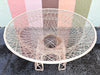 Marbled Pink Webspun Outdoor Dining Table