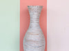 Pair of PIckled Pencil Reed Vases