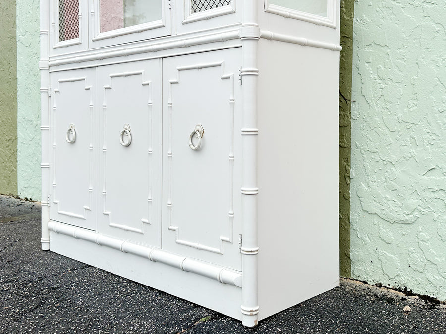 Thomasville Faux Bamboo Cabinet
