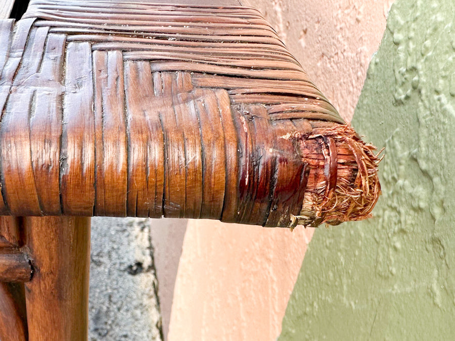 West Indies Style Rattan Backgammon Table