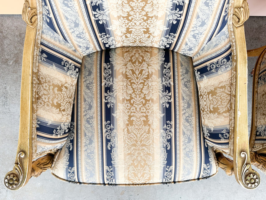 Pair of Chinoiserie Chic Pagoda Chairs