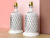 Pair of Petite Webspun Lamps