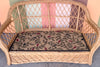 Braided Rattan Loveseat