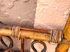 Pair of Island Chic Bamboo and Greek Key Mirrors