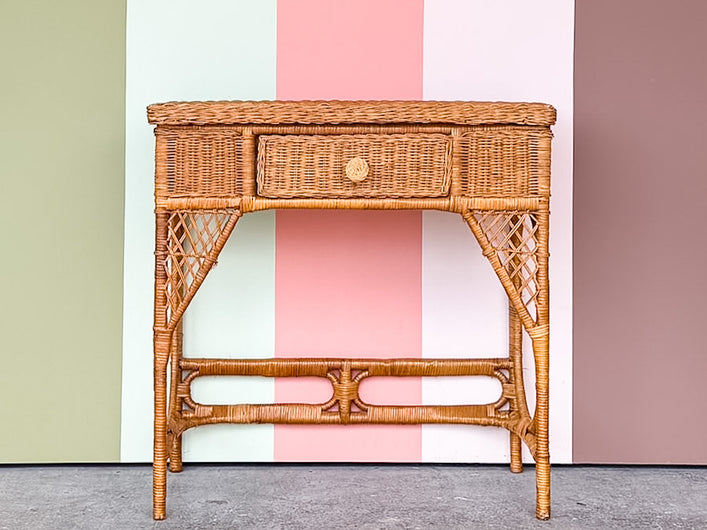 Cute Wicker Writing Desk