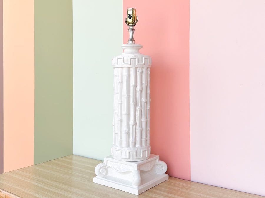 Fab Faux Bamboo Lamp