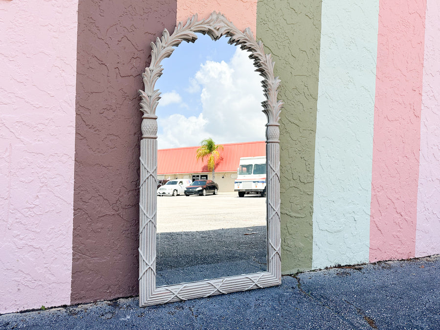 Pineapple and Palm Frond Mirror