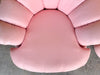 Pair of Pink Chic Upholstered Swivel Chairs