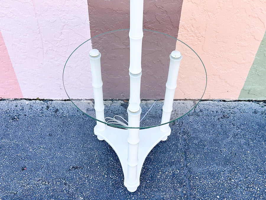 Faux Bamboo Table Lamp