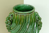 Pair of Drip Glaze Terracotta Urns