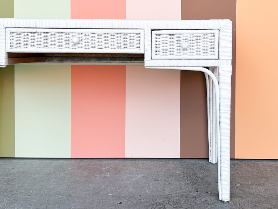 Sweet Wicker Chic Desk