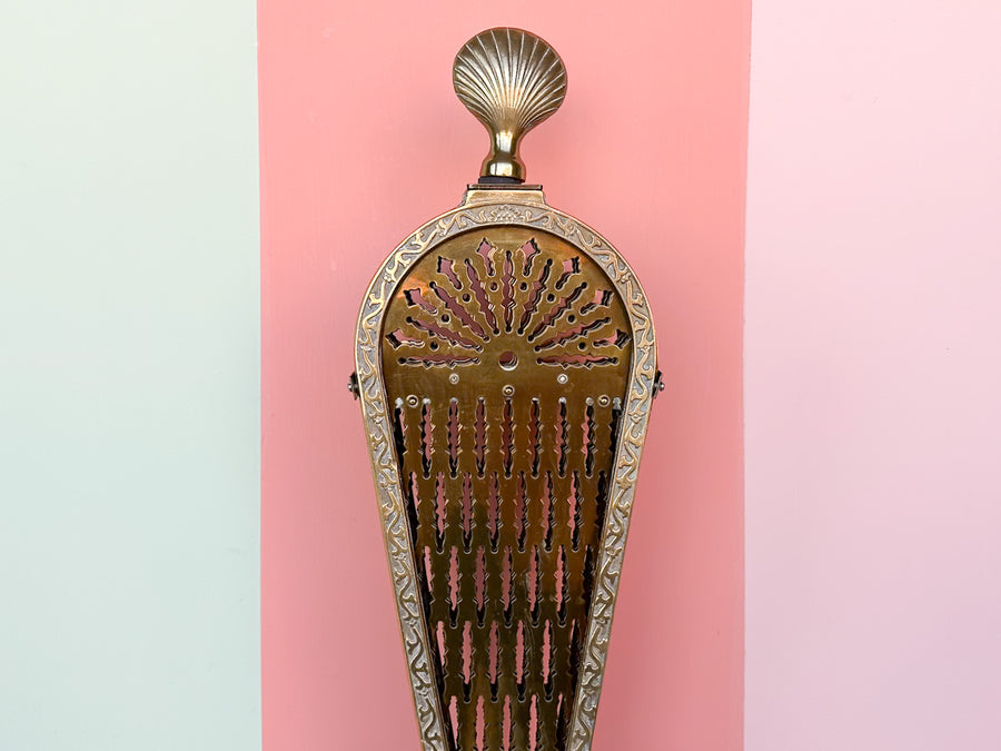 Brass Shell Fireplace Screen