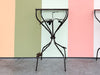 Pair of Cute Wrought Iron Side Tables