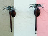 Pair of Palm Tree Wall Sconces