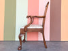 Wood Shell Motif Arm Chair