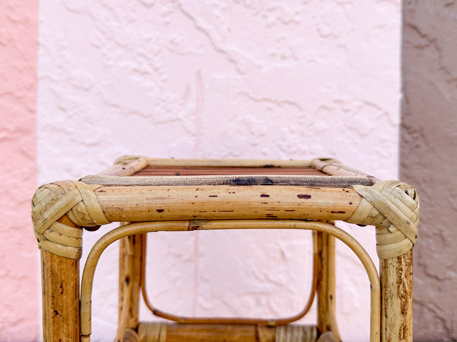 Mini Rattan Pedestal