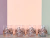 Set of Eight Seashell Rocks Glassware