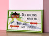 Old Realtors Needlepoint Art
