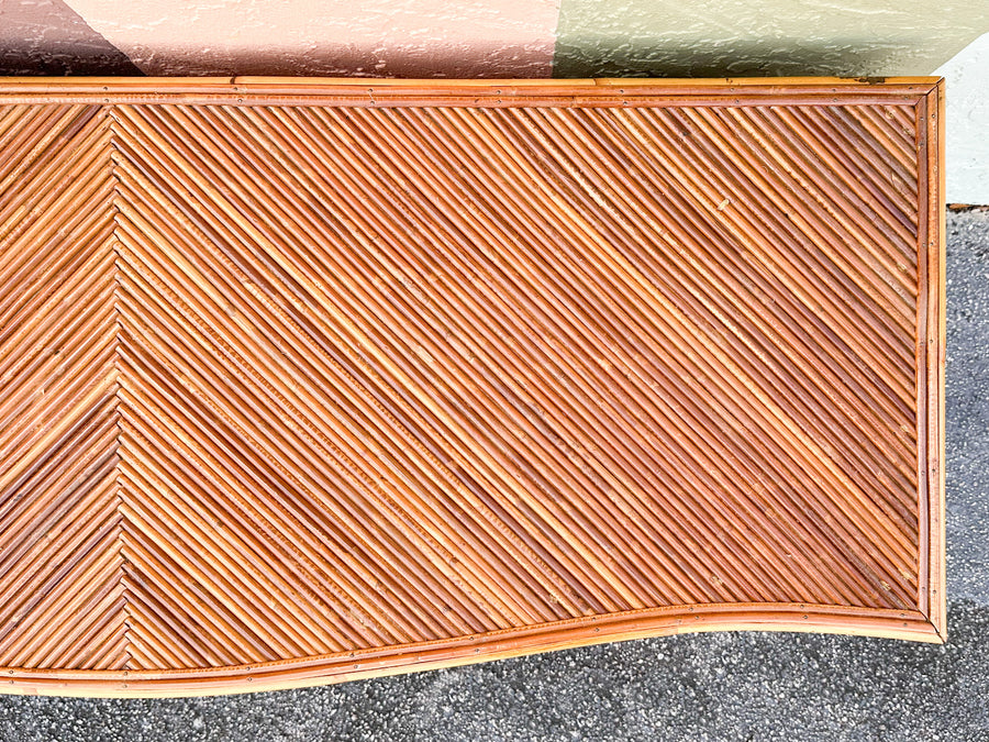 Pencil Reed Rattan Dresser