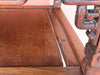 Chinoiserie Carved Rosewood and Marble Side Table