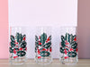 Set of Six Holly Tumblers