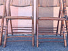 Set of Six Bamboo Folding Chairs