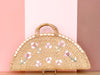 Vintage Woven Shellegance Clutch