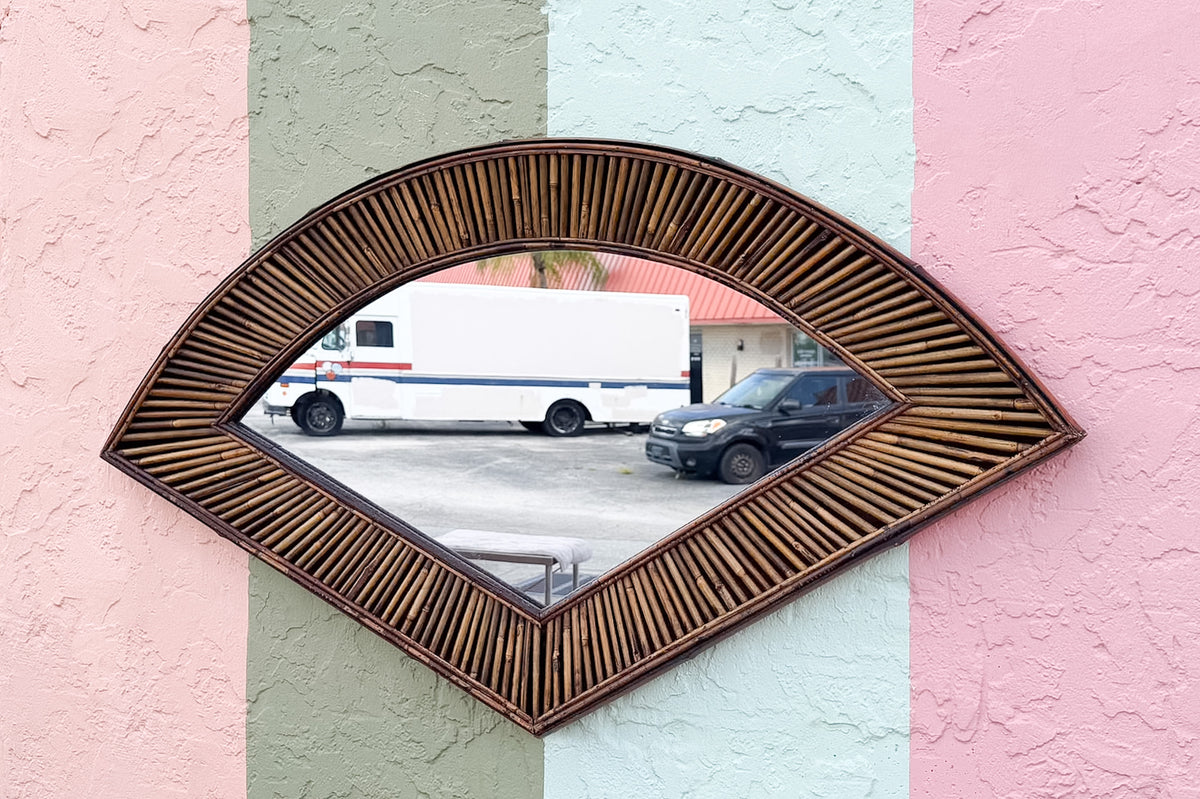 Island Style Bamboo Mirror