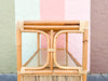 Seagrass and Pencil Reed Rattan Bar Cart