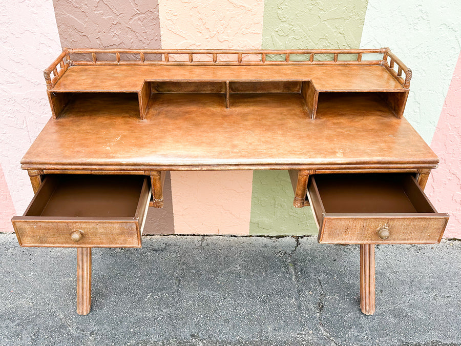 West Indies Style Rattan Desk