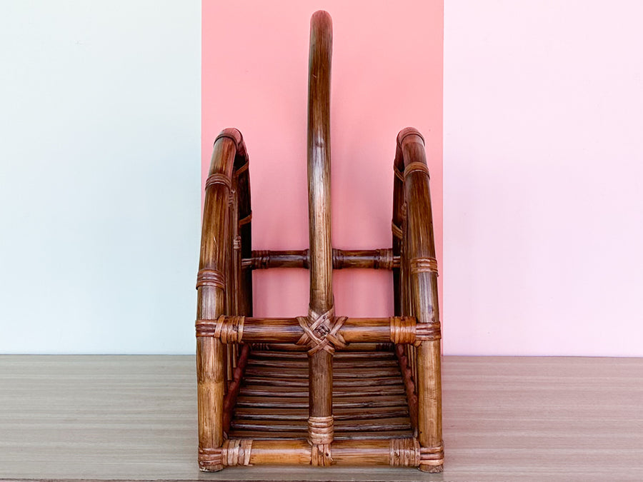 Rattan Magazine Rack