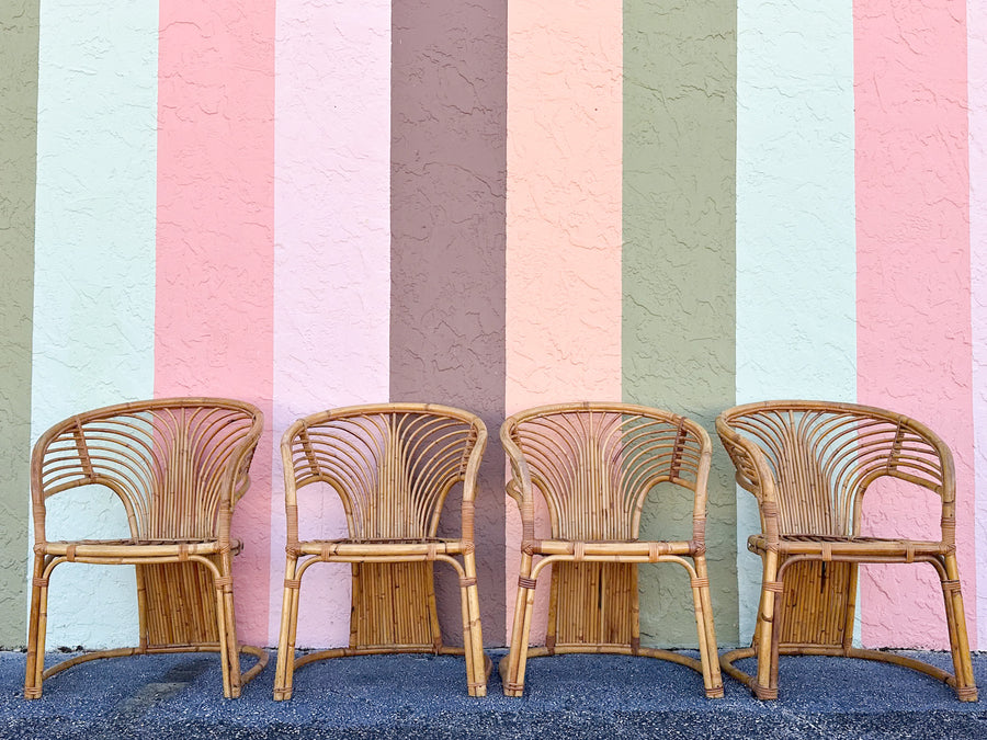 Old Florida Rattan Dining Set