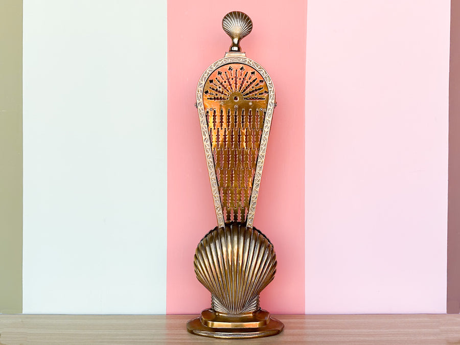 Brass Shell Fireplace Screen