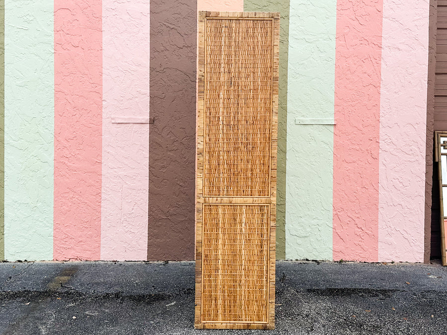 Island Style Rattan Wrapped Cabinet