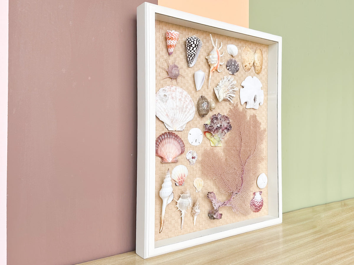 Shadowbox Shell Art