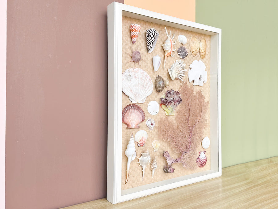 Shadowbox Shell Art