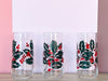 Set of Six Holly Tumblers