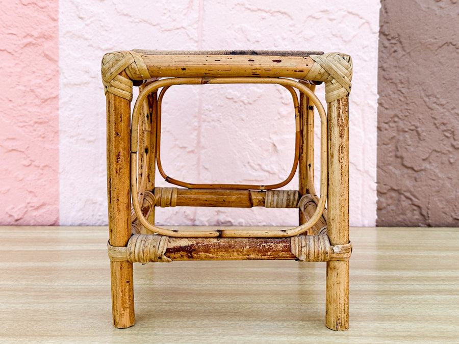 Mini Rattan Pedestal